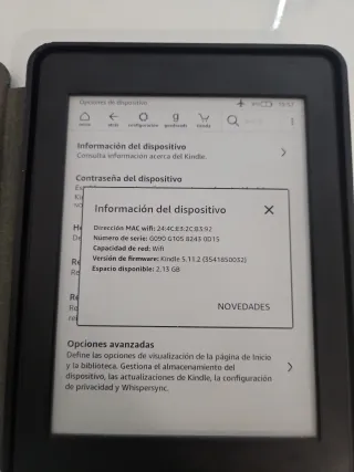 Kindle Amazon Negro