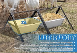 Comedero acero inoxidable 25 L