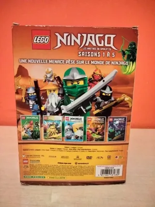 LOTE LEGO NINJAGO TEMPORADAS 1-5  |  10 DVD
