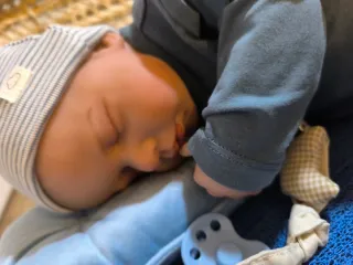 Muñeco Reborn Bebé Durmiendo
