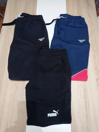 Pack 3 Pantalones Chándal Puma y Reebok