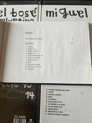 Colección Completa Miguel Bosé CDs.