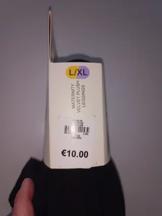 Leggings Maternidad Terciopelo Talla L/XL