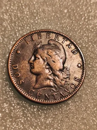 2 Centavos Argentina 1894 Moneda