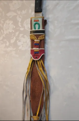 Funda de cuero y machete Amazonas