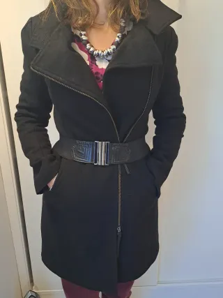 Cappotto lana Imperial nero midi