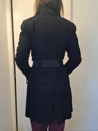 Cappotto lana Imperial nero midi