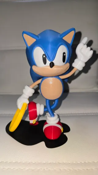Sonic impreso en 3D