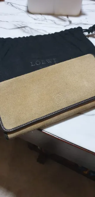Cartera Loewe Beige y Marrón