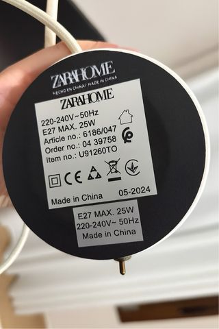 Lámpara Mármol Zara Home