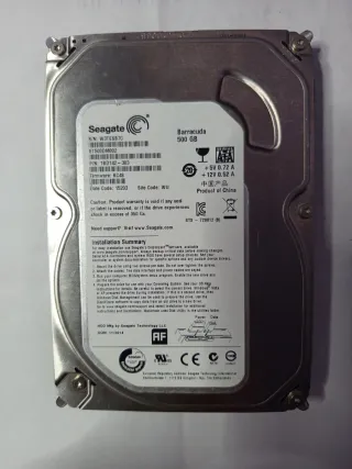 Disco sata 500GB