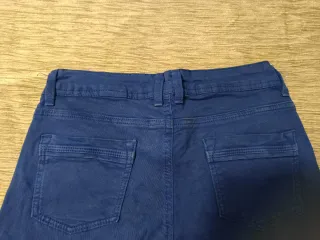 Pantalón pitillo Zara Talla 38 Azul