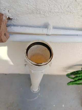 Piezas de tubo salida humos caldera, sólo