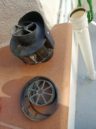 Piezas de tubo salida humos caldera, sólo