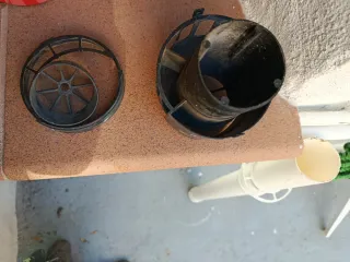 Piezas de tubo salida humos caldera, sólo