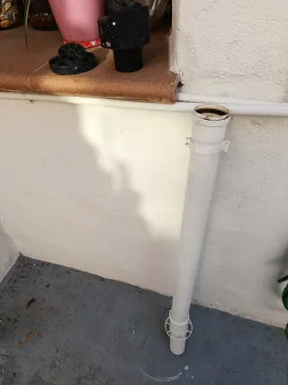 Piezas de tubo salida humos caldera, sólo