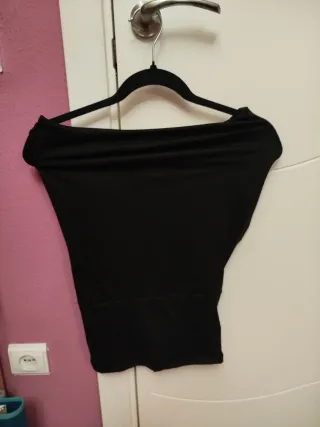 Top multiposición negro talla única