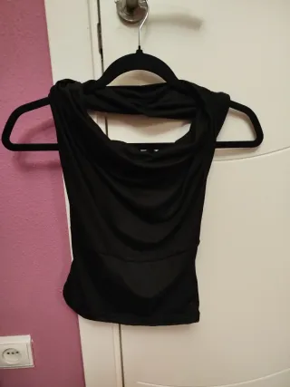 Top multiposición negro talla única