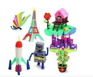 BOLÍGRAFO 3D CON FILAMENTO ROSA O AZUL