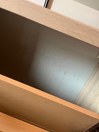 Mueble zapatero recibidor madera y cristal