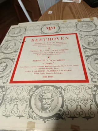 Vinilo Beethoven Sinfonía N.9 Coral