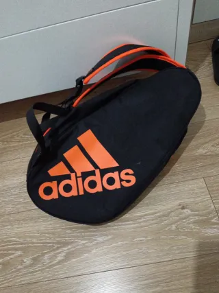 Mochila Padel Adidas Negra Naranja