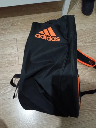 Mochila Padel Adidas Negra Naranja