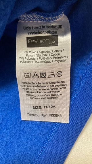 Sudadera PlayStation Talla 11-12