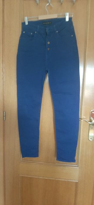 Pantalón vaquero mujer azul