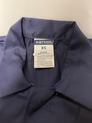 Portwest Mono Euro Work, Tamaño: XS, Azul  Marino