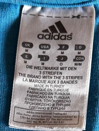 Camiseta Adidas Logo Talla M Hombre