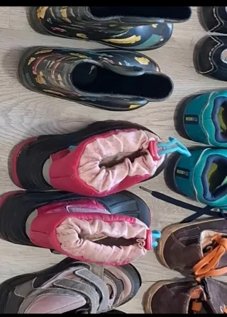 Lote de zapatos variados