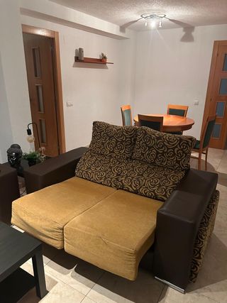 Sofá de tela 2 plazas