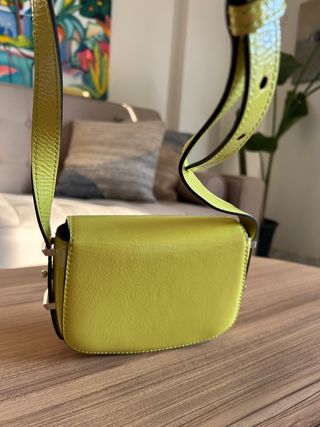 Bolso Jimmy Choo Varenne Satchel/S Verde Lima