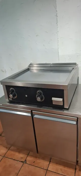 Plancha industrial de gas