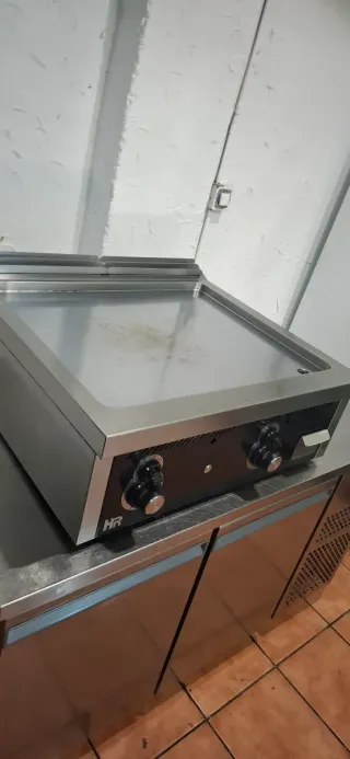 Plancha industrial de gas