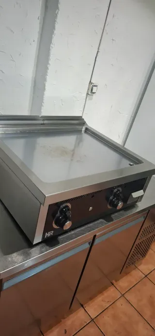 Plancha industrial de gas