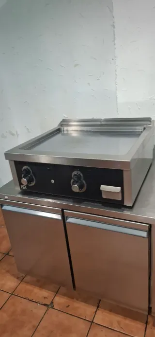Plancha industrial de gas