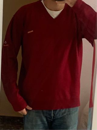 Jersey Paul & Shark Cuello Pico Talla XL Rojo