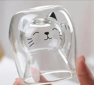 Vaso doble gato sin usar