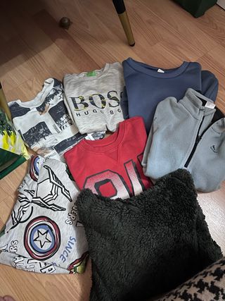 Lote 7 sudaderas niño