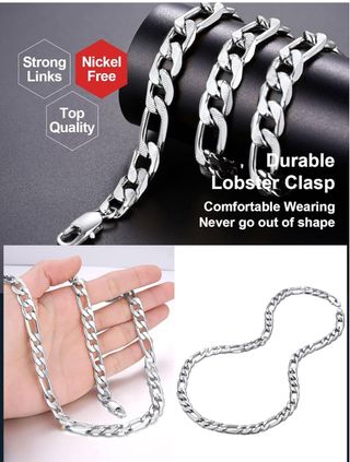 Collar unisex acero inoxidable 9mm