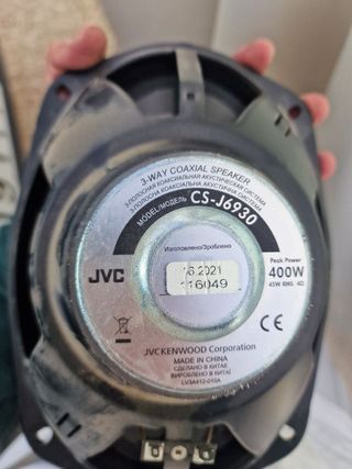 4 Altavoces Alpine y JVC