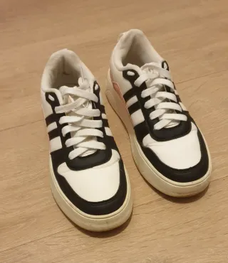 Zapatillas Adidas Mujer Talla 36 Rosa y Blanco