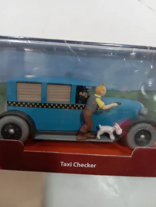 Tintin coche taxi checker 1929 escala 1.43