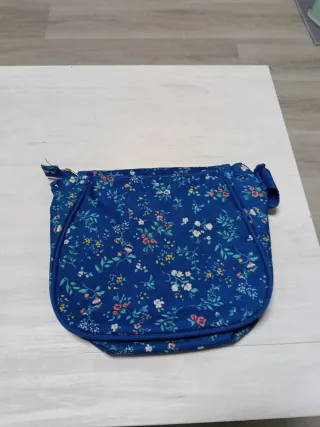 Bolso Pepe Jeans juvenil floral azul