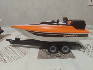 Coche Playmobil Speedstar Negro