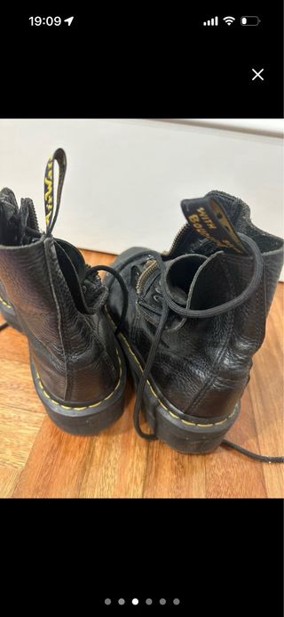 Botas Dr. Martens cremallera negras