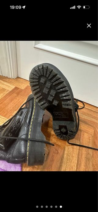 Botas Dr. Martens cremallera negras