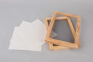 Rayher Bastidor para papel reciclado, 25x16 cm, de madera, 27001505